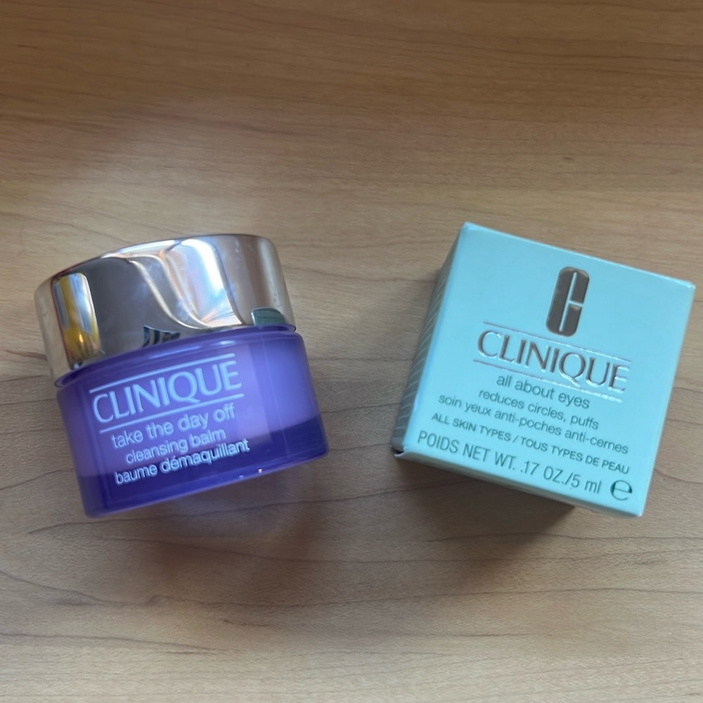 NEW Clinique minis Take the day off & All about eyes